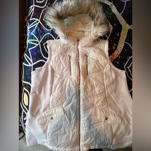 Gorgeous Michael Kors Vest with Removable Fur Hood